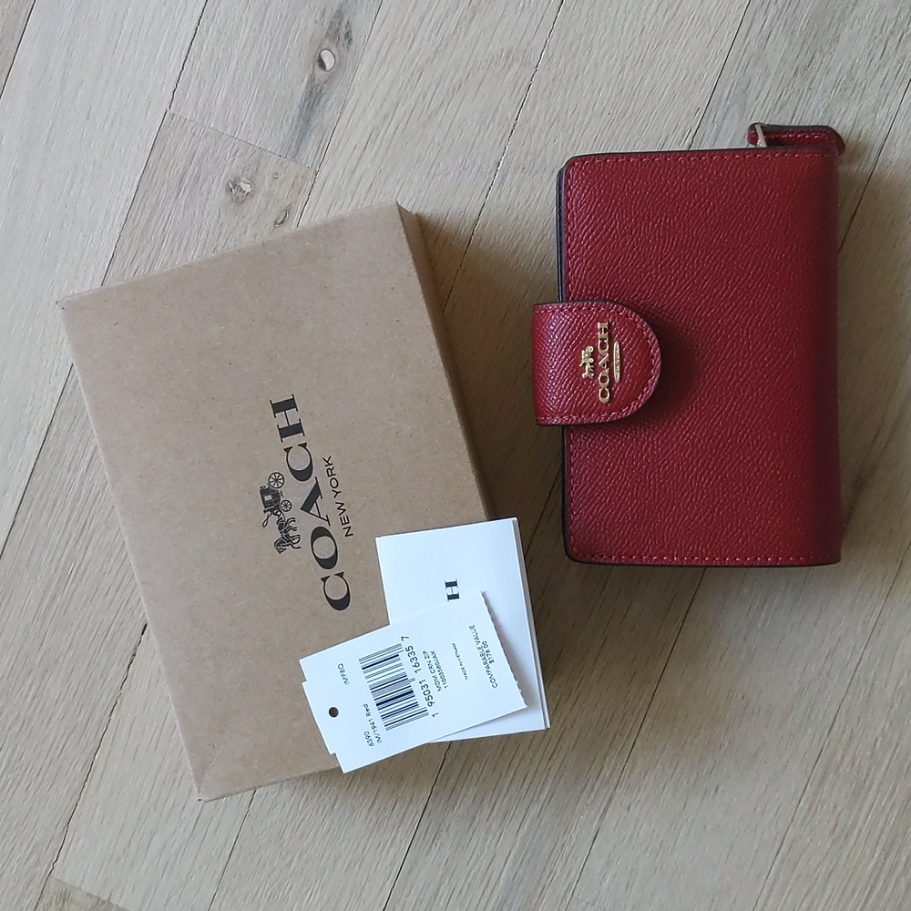 Coach Cross-grain leather Wallet